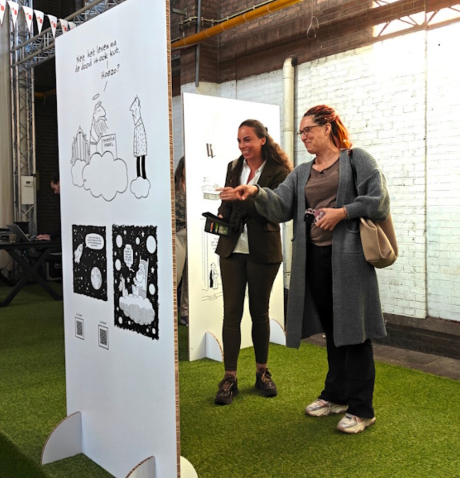 Pop-up expo Doodleuk tijdens LOB jubileumdag, 2025.